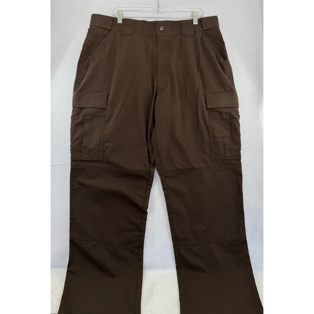 5.11 Tactical TDU Ripstop Cargo‎ Pants Men's Size XL Long, Brown, 74003, 38x36